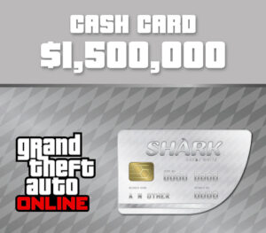 Grand Theft Auto Online – $1,500,000 Great White Shark Cash Card PC Activation Code EU